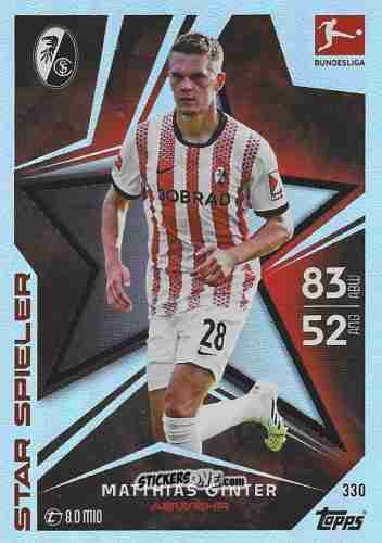 Cromo Matthias Ginter - German Fussball Bundesliga 2025-2026. Match Attax n. 330 - Topps