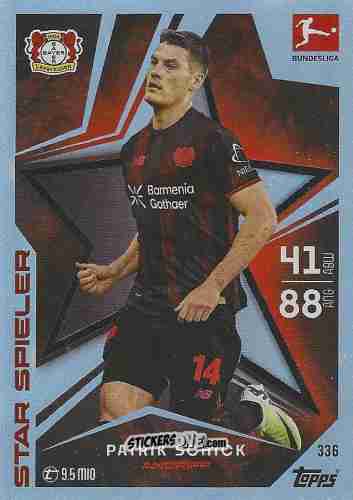 Cromo Patrik Schick - German Fussball Bundesliga 2025-2026. Match Attax n. 336 - Topps