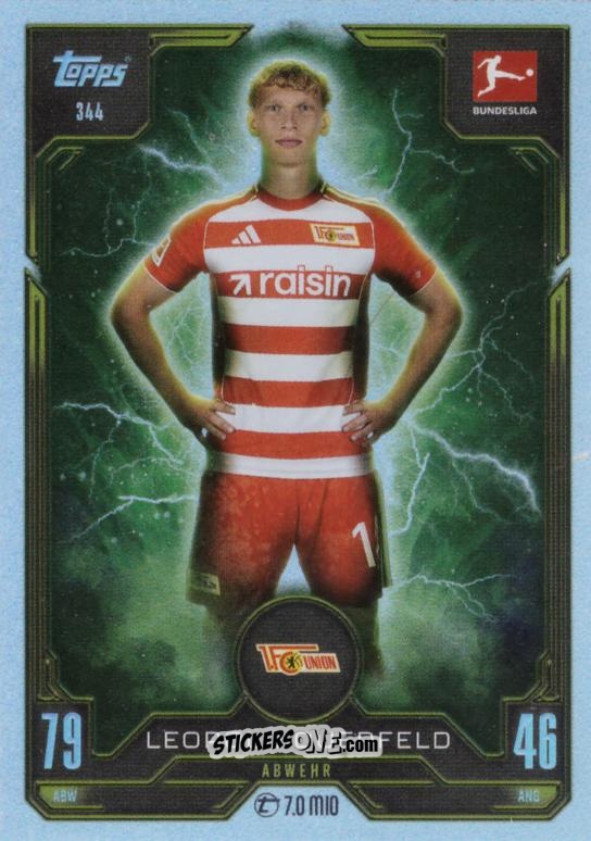 Cromo Leopold Querfeld - German Fussball Bundesliga 2025-2026. Match Attax n. 344 - Topps
