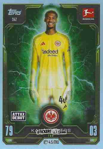 Figurina Kauã Santos - German Fussball Bundesliga 2025-2026. Match Attax n. 347 - Topps