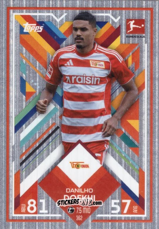 Cromo Danilho Doekhi - German Fussball Bundesliga 2025-2026. Match Attax n. 362 - Topps
