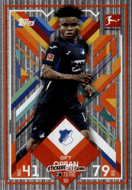Cromo Gift Orban - German Fussball Bundesliga 2025-2026. Match Attax n. 369 - Topps