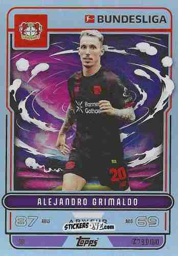 Figurina Alejandro Grimaldo - German Fussball Bundesliga 2025-2026. Match Attax n. 381 - Topps