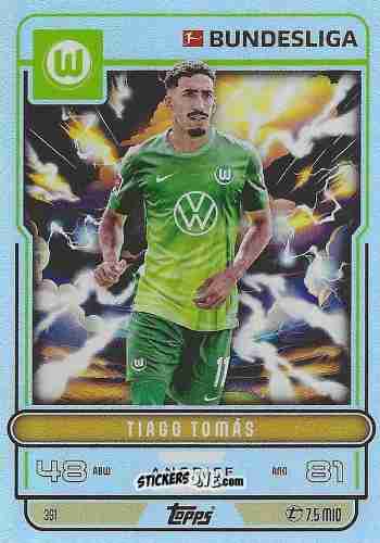 Sticker Tiago Tomás - German Fussball Bundesliga 2025-2026. Match Attax n. 391 - Topps
