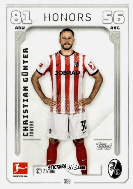 Cromo Christian Günter - German Fussball Bundesliga 2025-2026. Match Attax n. 399 - Topps