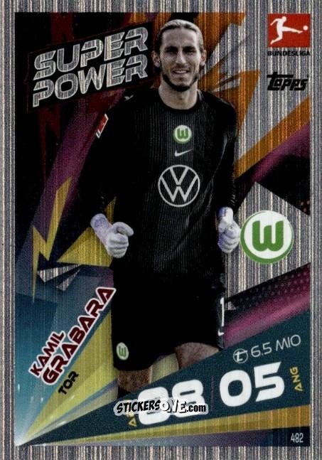 Cromo Kamil Grabara - German Fussball Bundesliga 2025-2026. Match Attax n. 482 - Topps