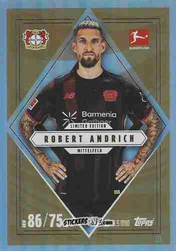 Cromo Robert Andrich - German Fussball Bundesliga 2025-2026. Match Attax n. LE1 - Topps