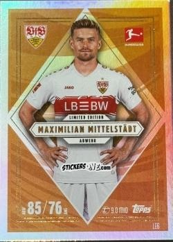 Cromo Maximilian Mittelstädt - German Fussball Bundesliga 2025-2026. Match Attax n. LE6 - Topps