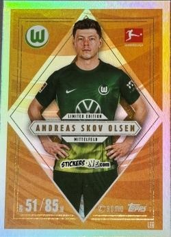 Cromo Andreas Skov Olsen - German Fussball Bundesliga 2025-2026. Match Attax n. LE8 - Topps