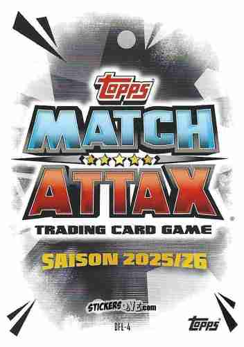 Sticker Attax Logo - German Fussball Bundesliga 2025-2026. Match Attax n. DFL-4 - Topps