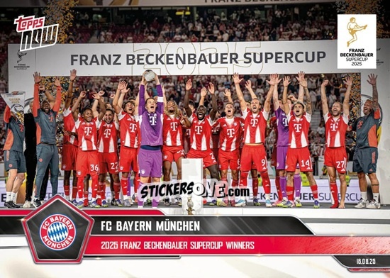 Sticker FC Bayern München - Now Bundesliga German 2025-2026 n. 1 - Topps