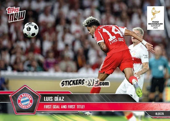 Cromo Luis Díaz - Now Bundesliga German 2025-2026 n. 3 - Topps