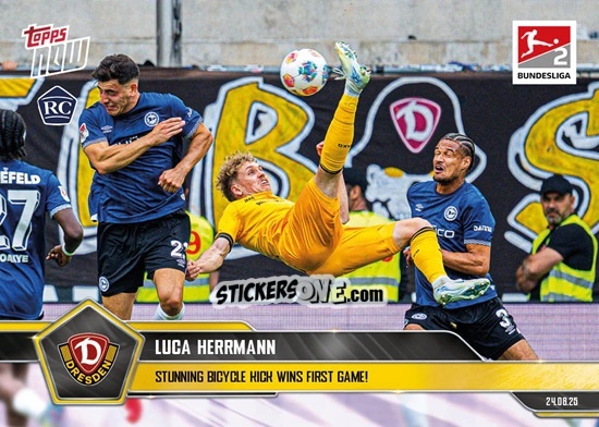 Cromo Luca Herrmann - Now Bundesliga German 2025-2026 n. 9 - Topps