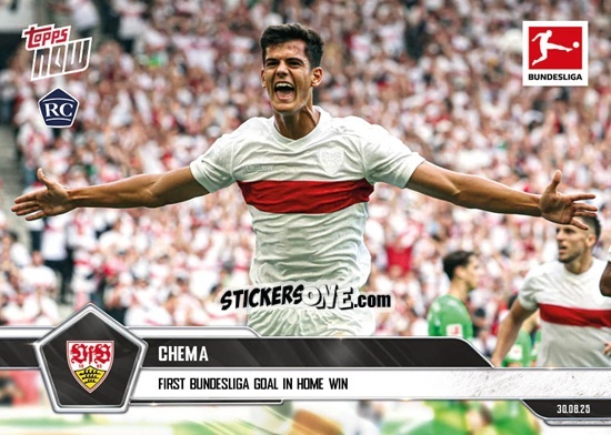 Cromo Chema Andrés - Now Bundesliga German 2025-2026 n. 12 - Topps