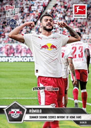 Cromo Rômulo Cardoso - Now Bundesliga German 2025-2026 n. 14 - Topps