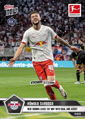 Figurina Rômulo Cardoso - Now Bundesliga German 2025-2026 n. 26 - Topps