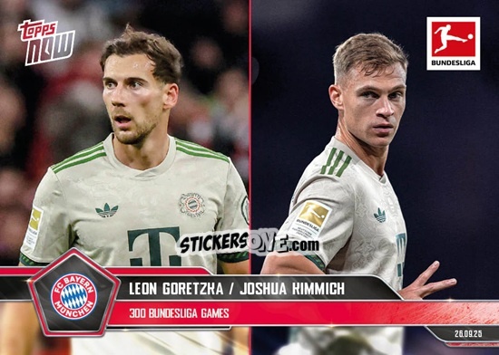 Cromo Joshua Kimmich / Leon Goretzka - Now Bundesliga German 2025-2026 n. 31 - Topps