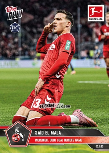 Sticker Said El Mala - Now Bundesliga German 2025-2026 n. 37 - Topps