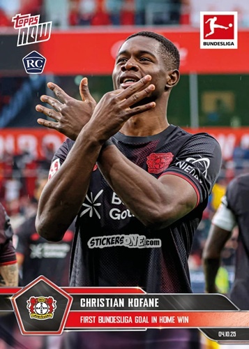 Sticker Christian Kofane - Now Bundesliga German 2025-2026 n. 38 - Topps