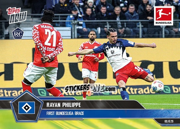 Cromo Rayan Philippe - Now Bundesliga German 2025-2026 n. 40 - Topps