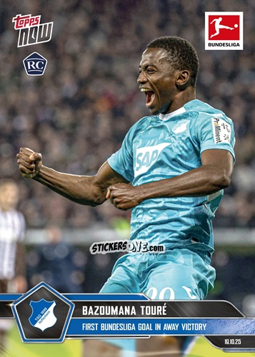 Figurina Bazoumana Touré - Now Bundesliga German 2025-2026 n. 46 - Topps