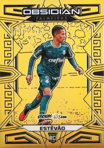 Sticker Estevao - Obsidian Soccer 2023-2024 n. 182 - Panini