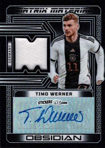 Figurina Timo Werner - Obsidian Soccer 2023-2024 n. MM-TW - Panini