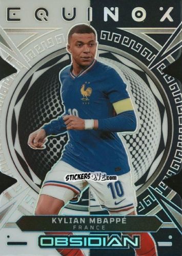 Figurina Kylian Mbappe - Obsidian Soccer 2023-2024 n. EQ15 - Panini