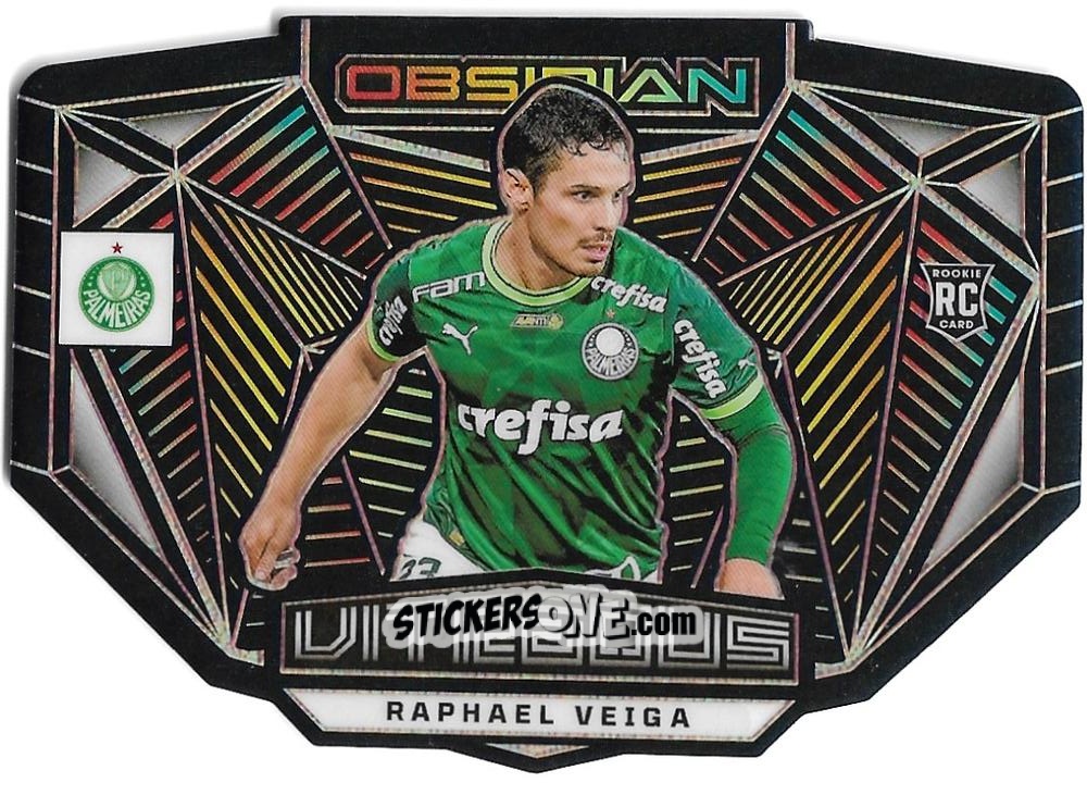 Cromo Raphael Veiga - Obsidian Soccer 2023-2024 n. V18 - Panini
