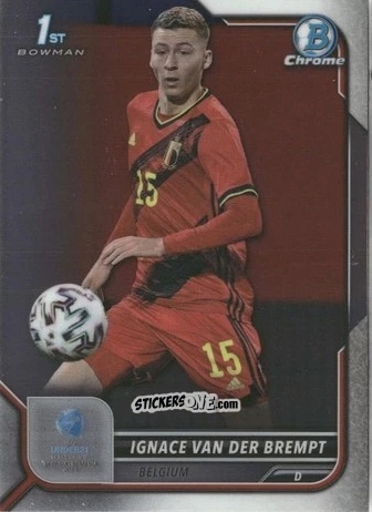 Cromo Ignace van der Brempt - Bowman Chrome Road To Uefa U21 Euros 2022 n. 7 - Topps