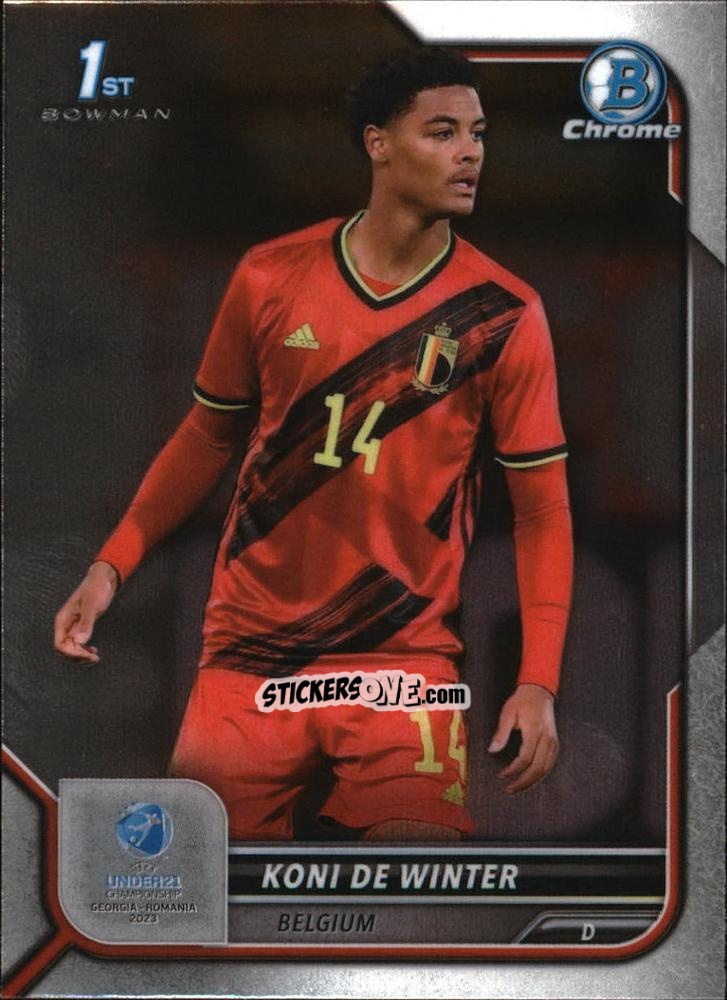 Cromo Koni de Winter - Bowman Chrome Road To Uefa U21 Euros 2022 n. 15 - Topps