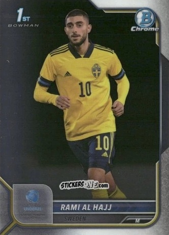 Figurina Rami Al Hajj - Bowman Chrome Road To Uefa U21 Euros 2022 n. 37 - Topps