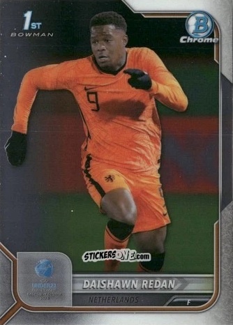 Sticker Daishawn Redan - Bowman Chrome Road To Uefa U21 Euros 2022 n. 38 - Topps