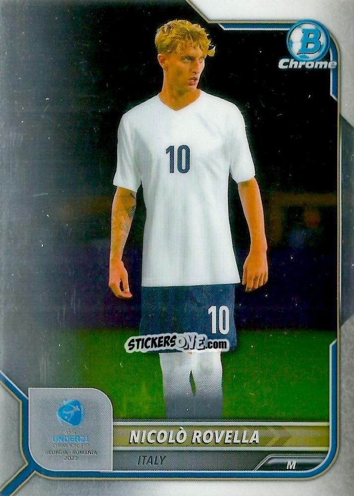 Figurina Nicolo Rovella - Bowman Chrome Road To Uefa U21 Euros 2022 n. 59 - Topps