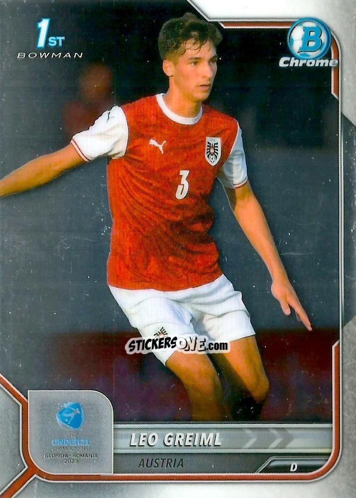 Cromo Leo Greiml - Bowman Chrome Road To Uefa U21 Euros 2022 n. 70 - Topps
