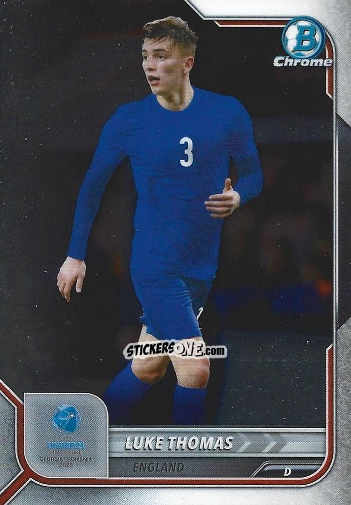 Figurina Luke Thomas - Bowman Chrome Road To Uefa U21 Euros 2022 n. 79 - Topps