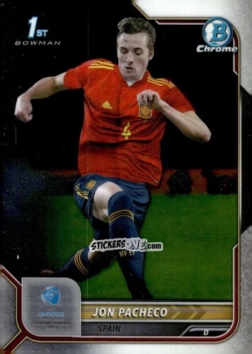 Cromo Jon Pacheco - Bowman Chrome Road To Uefa U21 Euros 2022 n. 81 - Topps
