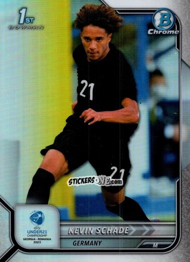 Sticker Kevin Schade - Bowman Chrome Road To Uefa U21 Euros 2022 n. 92 - Topps