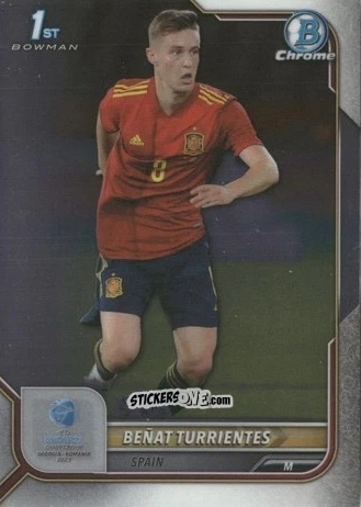 Cromo Benat Turrientes - Bowman Chrome Road To Uefa U21 Euros 2022 n. 111 - Topps