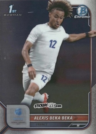 Cromo Alexis Beka Beka - Bowman Chrome Road To Uefa U21 Euros 2022 n. 114 - Topps