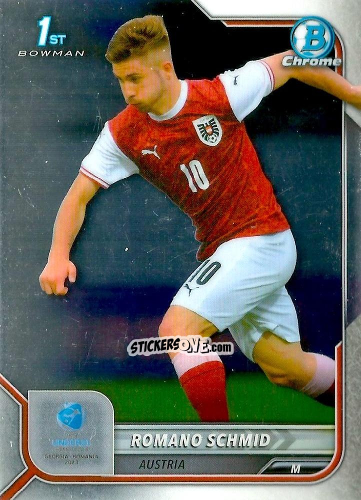 Figurina Romano Schmid - Bowman Chrome Road To Uefa U21 Euros 2022 n. 116 - Topps
