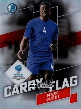 Figurina Marc Guehi - Bowman Chrome Road To Uefa U21 Euros 2022 n. CF-2 - Topps