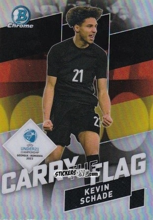Sticker Kevin Schade - Bowman Chrome Road To Uefa U21 Euros 2022 n. CF-11 - Topps