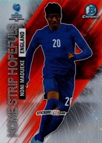 Cromo Noni Madueke - Bowman Chrome Road To Uefa U21 Euros 2022 n. HS-5 - Topps