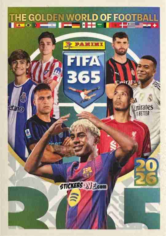 Figurina Panini FIFA 365 2026 Cover - Fifa 365 2026 n. 3 - Panini