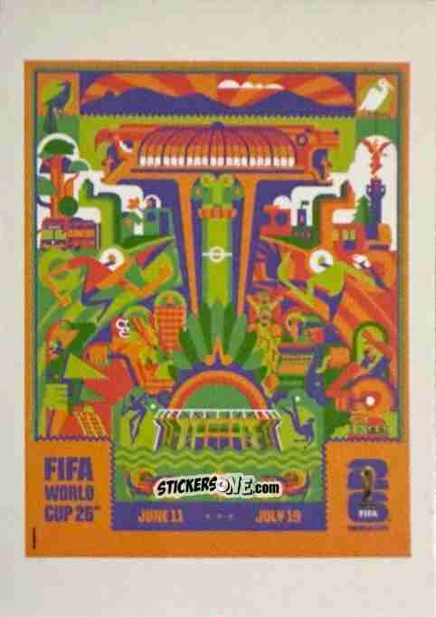 Figurina Mexico City - Fifa 365 2026 n. 18 - Panini