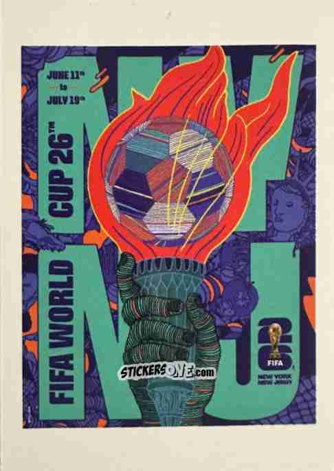 Figurina New York New Jersey - Fifa 365 2026 n. 21 - Panini