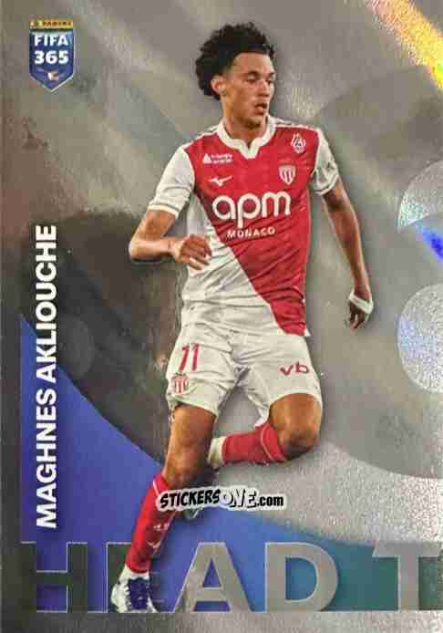 Figurina Maghnes Akliouche (AS Monaco) - Fifa 365 2026 n. 35 - Panini