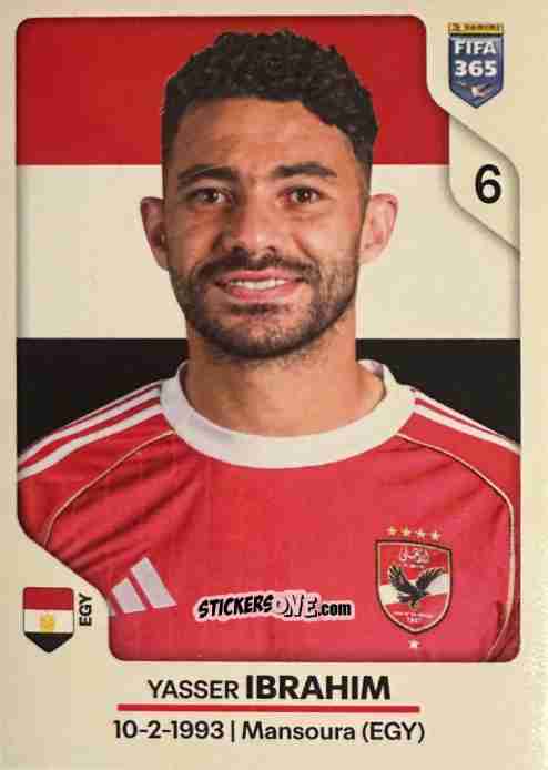 Cromo Yasser Ibrahim - Fifa 365 2026 n. 65 - Panini