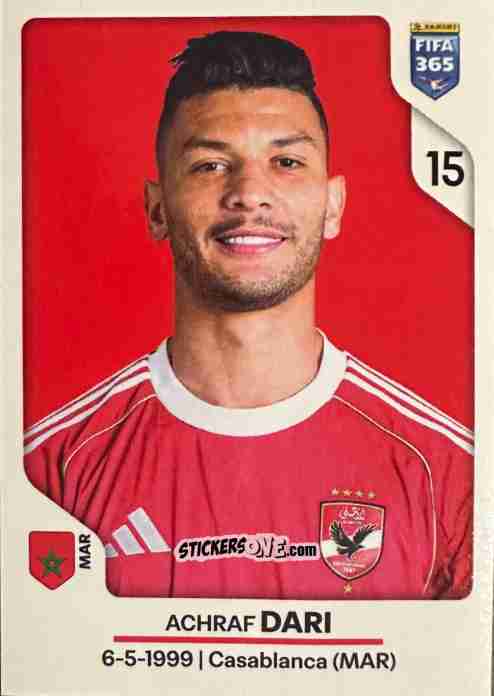 Sticker Achraf Dari - Fifa 365 2026 n. 66 - Panini